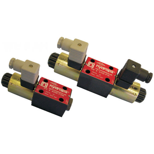 Distributore idraulico a cassetto - WE6AH - Hydropa - con azionamento manuale / azionato tramite solenoide