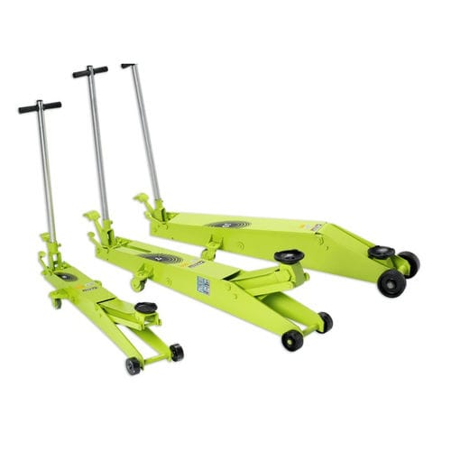 Cric martinetto con ruote (sollevatore con ruote) - B series - Larzep - idraulico / di acciaio