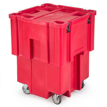 Cassonetto in plastica - Segri-Med® - SNYDER INDUSTRIES - per caricamento verticale / per rifiuti sanitari / bloccabile