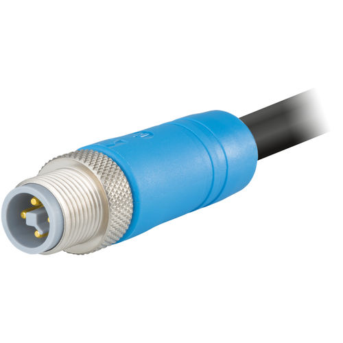 Connettore di alimentazione elettrica - A712-TMS043 series - HUMMEL - circolare / bloccabile mediante vite / M12