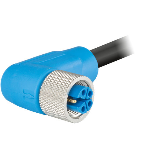 Connettore di cavi - A712-SFA313UP series - HUMMEL - di alimentazione elettrica / a gomito / presa
