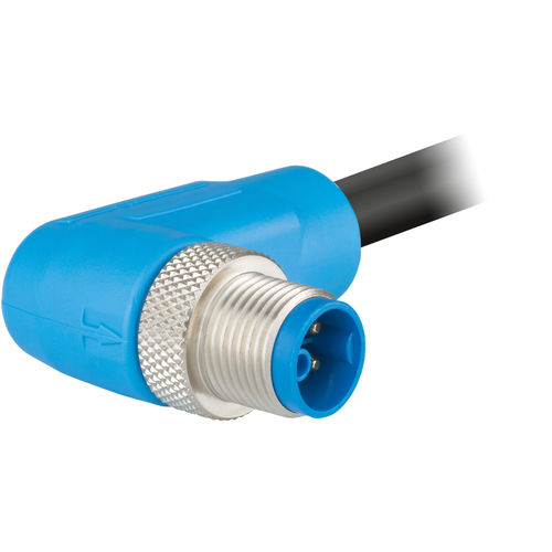 Connettore di alimentazione elettrica - A712-KMA413UP series - HUMMEL - a gomito / presa / bloccabile mediante vite