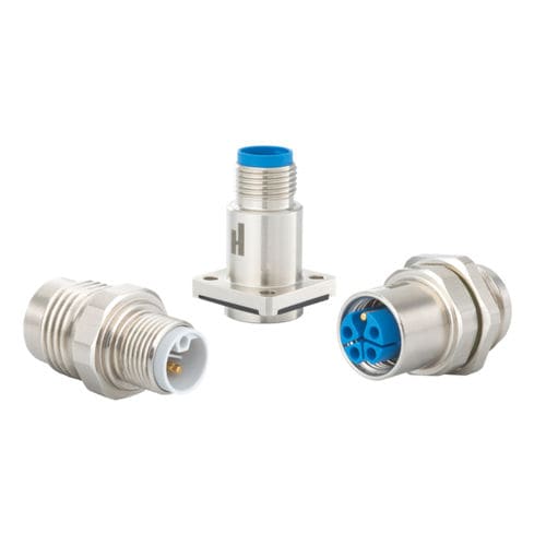 Connettore di alimentazione elettrica - A712-7 series - HUMMEL - circolare / bloccabile mediante vite / M12