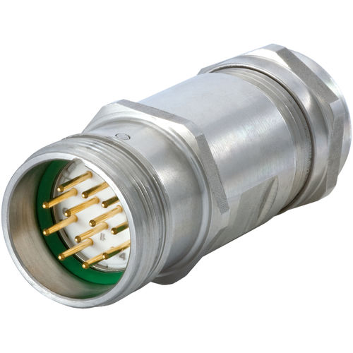 Connettore di dati - 7.24 series - HUMMEL - crimpabile / bloccabile mediante vite / in acciaio inossidabile