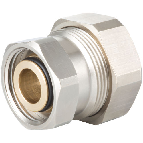 Adattatore idraulico per tubi - 2 353 series - HUMMEL - filettato / in ottone nichelato