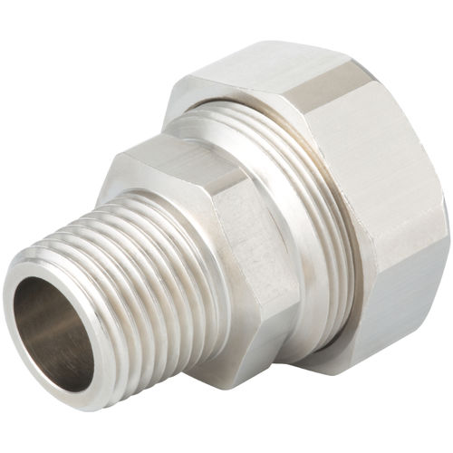 Adattatore idraulico per tubi - 2 355 series - HUMMEL - filettato / in ottone nichelato