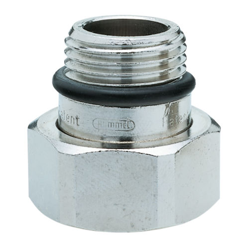 Raccordo idraulico - 2 908 3412 01 - HUMMEL - filettato / in ottone nichelato