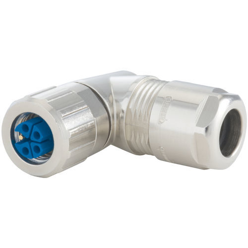 Connettore di cavi - A712-7 Series - HUMMEL - di alimentazione elettrica / a gomito / bloccabile mediante vite