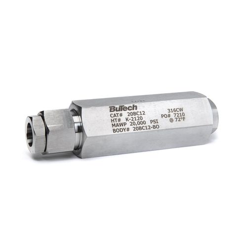 Valvola di ritegno a media pressione - 20 series - Haskel - a sfera / per aria / filettata