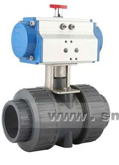 Valvola a sfera - T-PAV913 series - SMS-TORK - a comando pneumatico / per acqua / in plastica