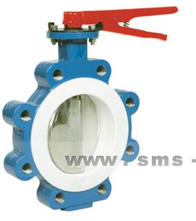 Valvola a farfalla - T-KV.L1140 series - SMS-TORK - a leva / per liquidi alimentari e bevande / tipo lug