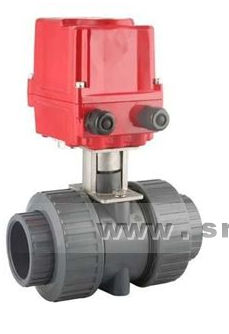 Valvola a sfera - T-EAV 913 series - SMS-TORK - a comando elettrico / in plastica / a 2 vie