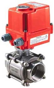 Valvola a sfera - T-EAV901 series - SMS-TORK - a comando elettrico / di controllo / per acqua calda