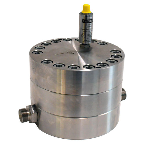 Misuratore di portata a ingranaggi - GF0 series - Webtec - per liquidi / in acciaio inossidabile / 4-20 mA