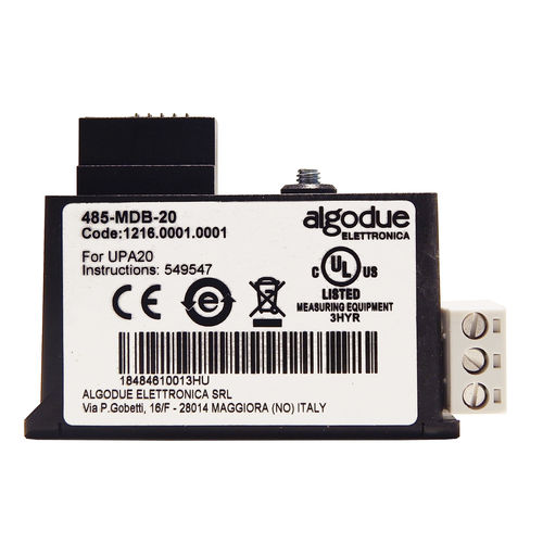 Modulo di comunicazione RS-485 - 485-MDB-20, 1DO-20, 1DO-3DI-20 - Algodue Elettronica - Modbus