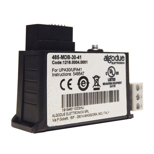 Modulo di comunicazione RS485 - 485-MDB-30-41, 2PULSE-30-41, 2DO-2DI-30-41, 2AO-30-41 - Algodue Elettronica - Modbus