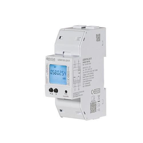 Contatore di energia elettrica monofase - UEM100-2 - Algodue Elettronica - su guida DIN / con comunicazione integrata / RS-485