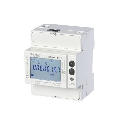 Contatore di energia elettrica trifase - UEM6C-A E - Algodue Elettronica - su guida DIN / digitale / con registratore di dati