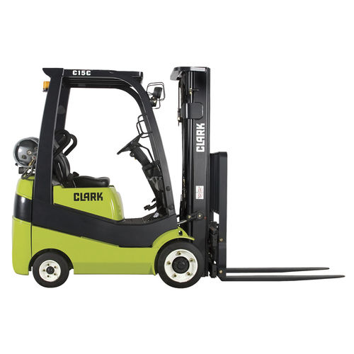 Carrello elevatore a GPL - C series - CLARK Material Handling - con conducente seduto / per movimentazione / industriale