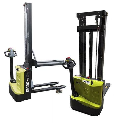 Accatastatore elettrico - WS10 series - CLARK Material Handling - a timone con guida da terra / 24 V / da trasporto