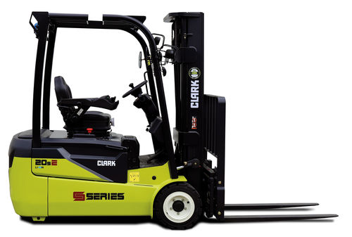 Carrello elevatore elettrico - STE series - CLARK Material Handling - con conducente seduto / per magazzino / industriale