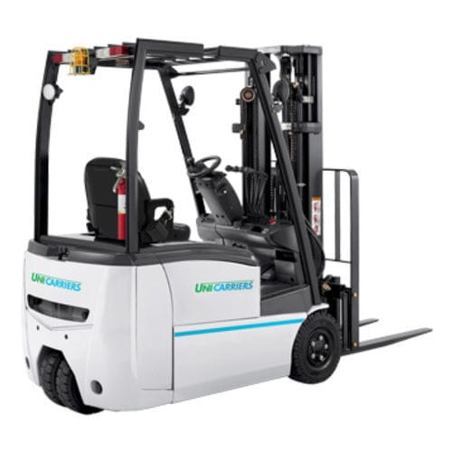 Carrello elevatore elettrico - TX series - Nissan Forklift - con conducente seduto / per movimentazione / controbilanciato