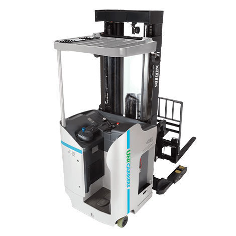Carrello elevatore retrattile elettrico - SRX series - Nissan Forklift - con conducente seduto / per movimentazione / ad alti carichi