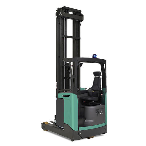 Carrello elevatore retrattile elettrico - RB16-25N3H(X) Series - Mitsubishi Forklift Trucks - con conducente seduto / per movimentazione / per pallet