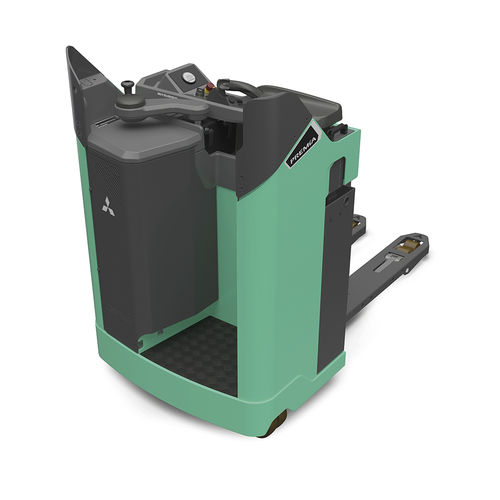 Transpallet elettrico - PREMiA EX PBR20-30N2 Series - Mitsubishi Forklift Trucks - con conducente in piedi / 24 V / per movimentazione