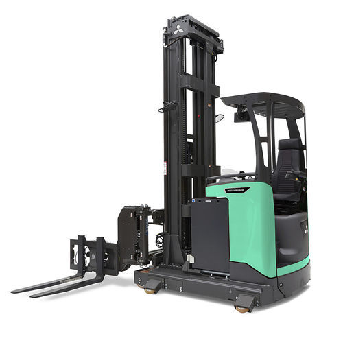 Carrello elevatore retrattile per corsie strette - THD13-15N3 Series  - Mitsubishi Forklift Trucks - elettrico / con conducente seduto / VNA