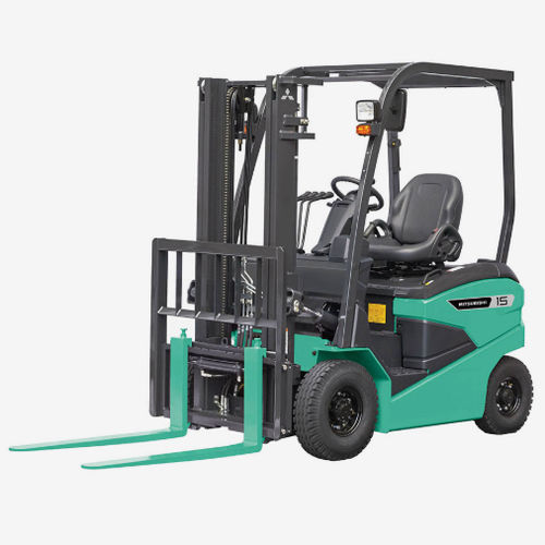 Carrello elevatore elettrico - FB10-35(L)CB series - Mitsubishi Forklift Trucks - con conducente seduto / per movimentazione / controbilanciato