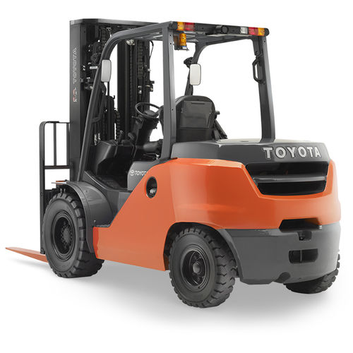 Carrello elevatore con motore a combustione - 50-8FG35U - Toyota Industrial Equipment - con conducente seduto / per movimentazione / per il settore dell'edilizia