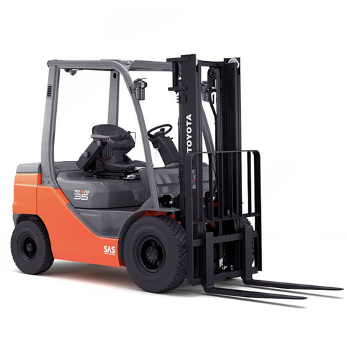 Carrello elevatore controbilanciato - 02-8FGJF35 - TOYOTA Material Handling - a GPL / con conducente seduto / per movimentazione