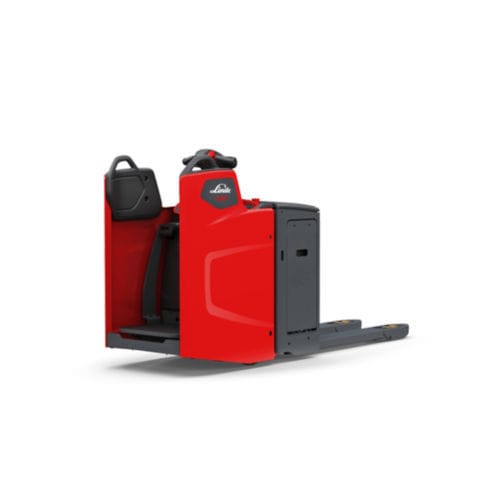 Transpallet elettrico - T2 FP series - Linde Material Handling - operatore in piedi / 24 V / in acciaio