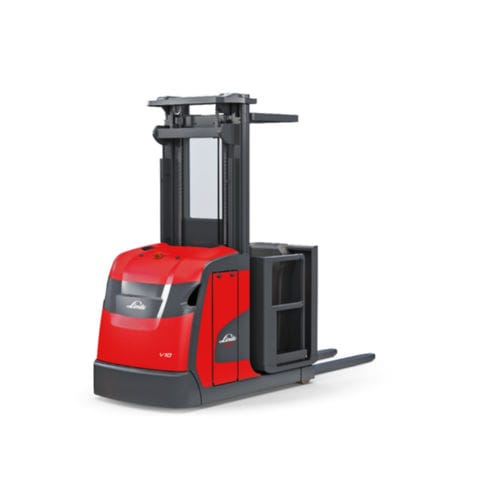 Carrello commissionatore a alto livello - V10 series - Linde Material Handling - elettrico / verticale