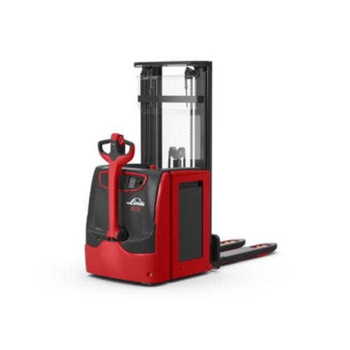 Accatastatore elettrico - D1 series - Linde Material Handling - a timone con guida da terra / 24 V / per trasporto di 2 pallets allo stesso tempo