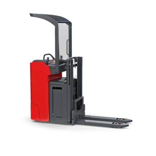 Accatastatore elettrico - D12R - Linde Material Handling - con seduta laterale / 24 V / da trasporto