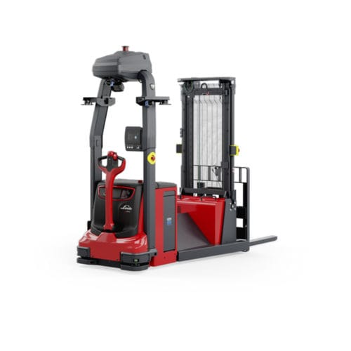 Accatastatore per pallet - L-MATIC AC k - Linde Material Handling - a batteria / automatizzato / per applicazioni industriali