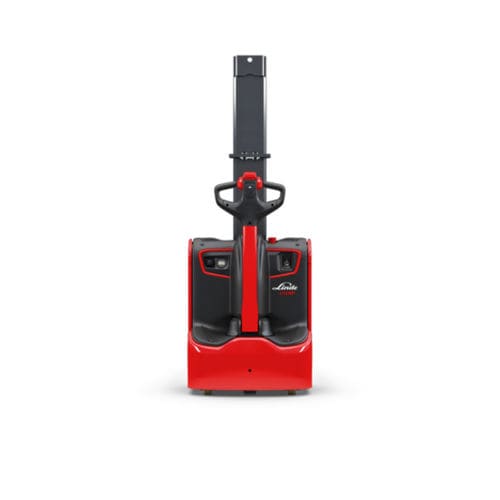 Accatastatore elettrico - D08 M - Linde Material Handling - a timone con guida da terra / 24 V / per trasporto di 2 pallets allo stesso tempo