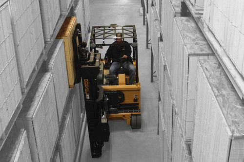 Carrello elevatore elettrico - SLT3xAC series - Landoll - con conducente seduto / per movimentazione / per magazzino