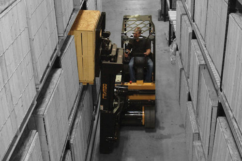 Carrello elevatore laterale elettrico - SLx0AC series - Landoll - con conducente seduto / per movimentazione / per corsie molto strette