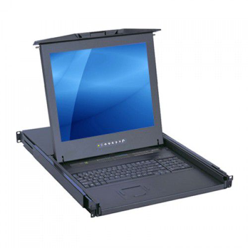 Cassetto rack con consolle - KDS6190 - Acnodes Corporation - con commutatore KVM integrato / con tastiera / con schermo LCD