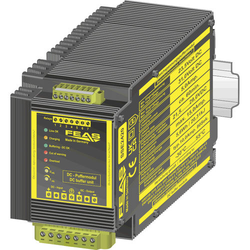 UPS con supercondensatore - SSE2420 - FEAS GmbH - parallelo / 24 VDC / compatto