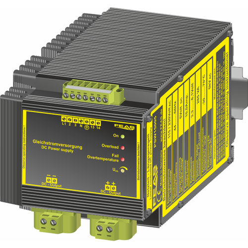 Alimentatore elettrico su guida DIN - PSW15005 - FEAS GmbH - AC/DC / ad uscita semplice / regolato