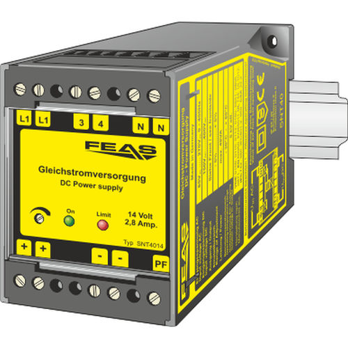 Alimentatore elettrico a commutazione - SNT4014 - FEAS GmbH - su guida DIN / DC/DC / AC/DC