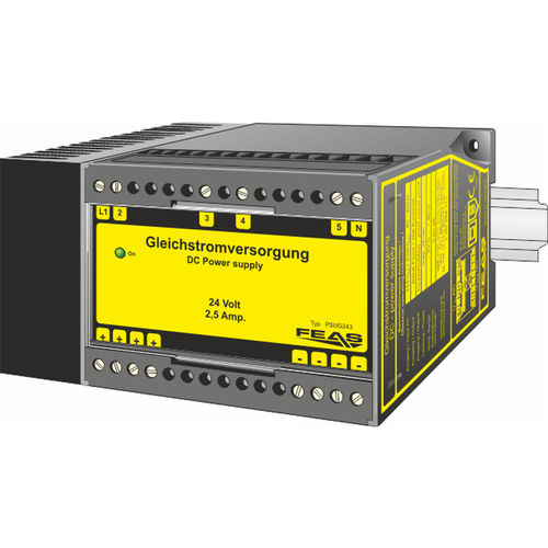 Alimentatore elettrico su guida DIN - PSUG243 - FEAS GmbH - AC/DC / ad uscita semplice / ad uscita stabilizzata
