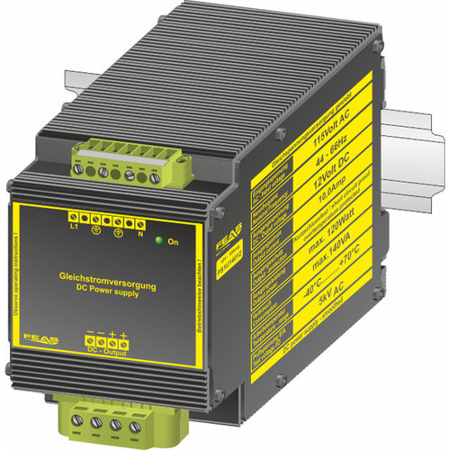 Alimentatore elettrico non regolato - PS1U14012 - FEAS GmbH - su guida DIN / AC/DC / ad uscita semplice