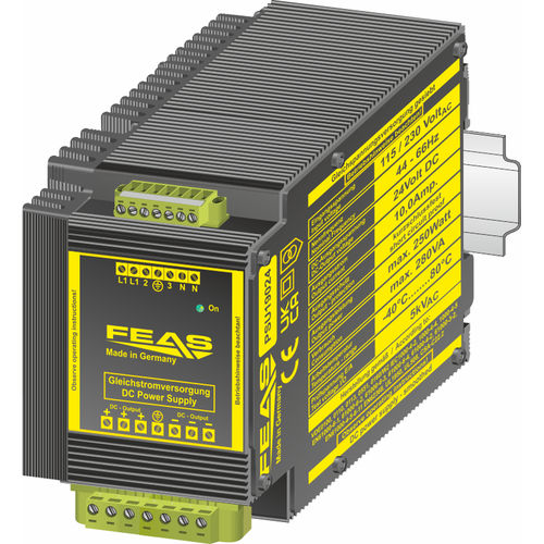 Alimentatore elettrico non regolato - PSU19024 - FEAS GmbH - su guida DIN / AC/DC / ad uscita semplice