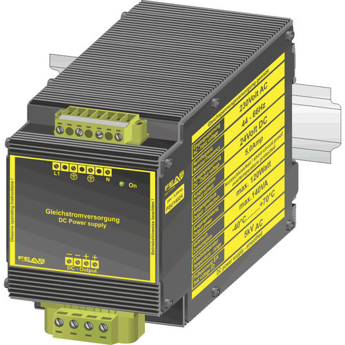 Alimentatore elettrico non regolato - PSU14024 - FEAS GmbH - su guida DIN / AC/DC / ad uscita semplice