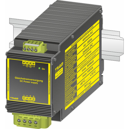 Alimentatore elettrico su guida DIN - PS2U10024 - FEAS GmbH - AC/DC / ad uscita stabilizzata / con protezione contro cortocircuiti